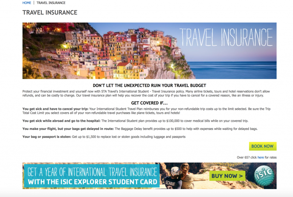 Sta Travel Insurance